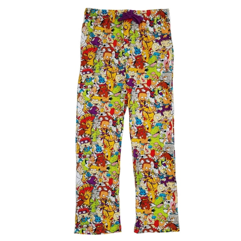 Nickelodeon Sleepwear Pants TV Show Characters Graphic PJs Light Gray NWT Nickelodeon Sleepwear Pants TV Show Characters Graphic PJs Light Gray NWT